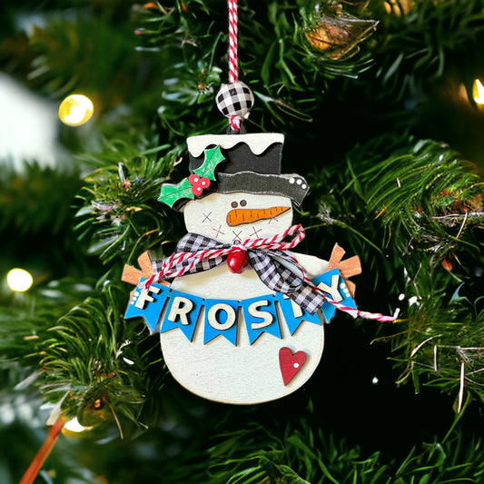 Frosty Snowman Ornament