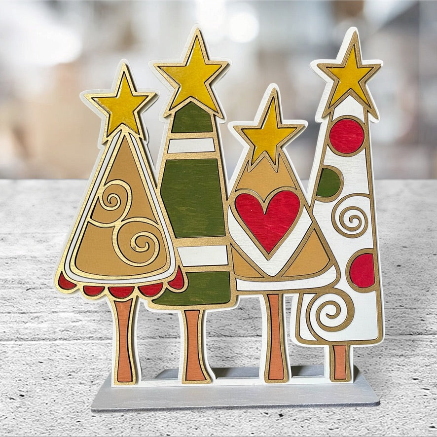 Whimsical Christmas Trees