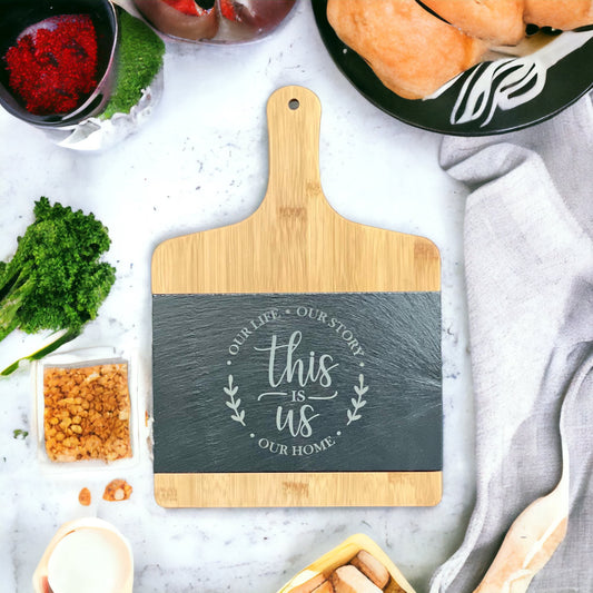 Bamboo/Slate Board - This Is Us