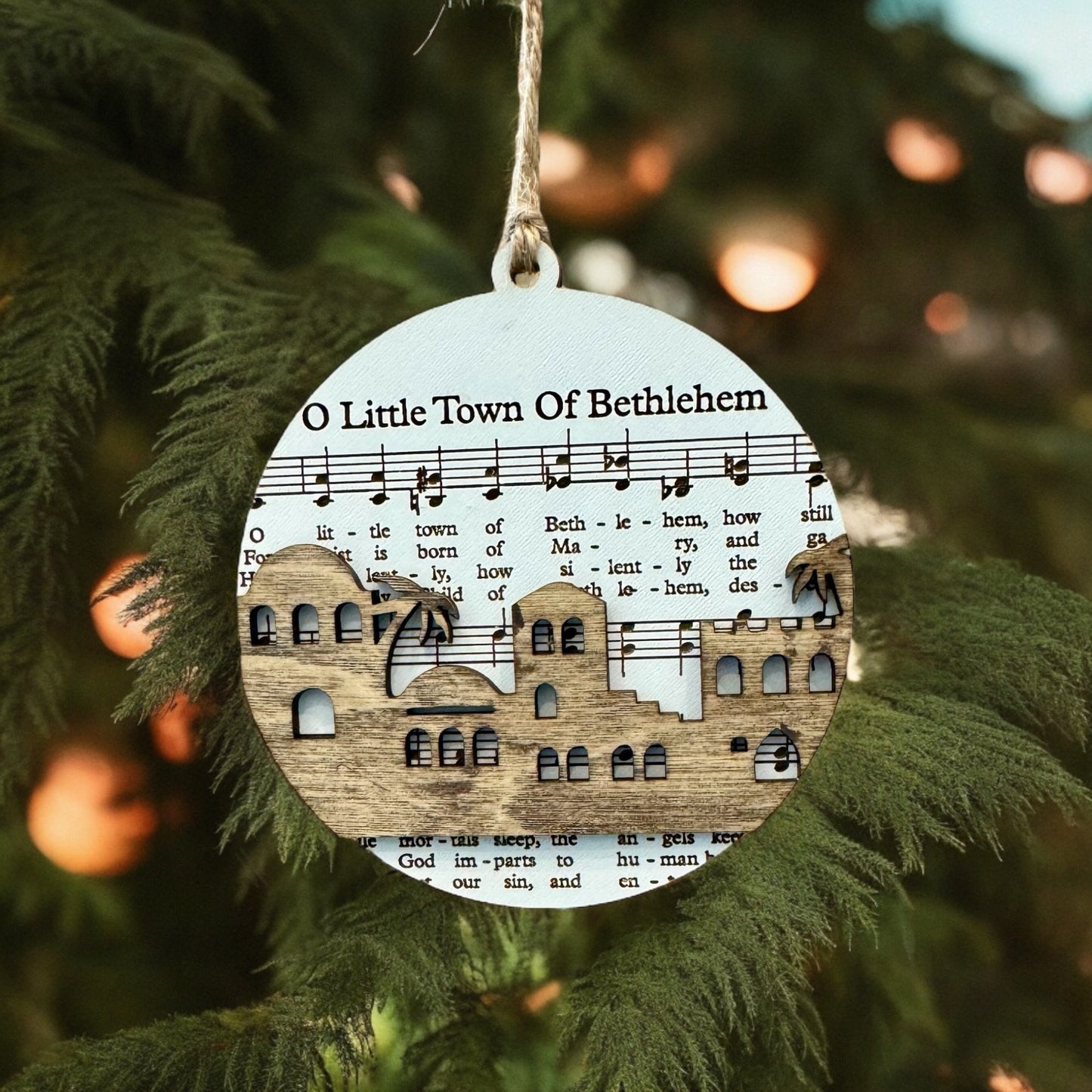 NEW! Christmas Ornament - O Little Town