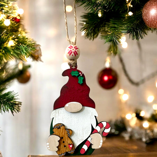 NEW! Gnome Gingerbread Ornament