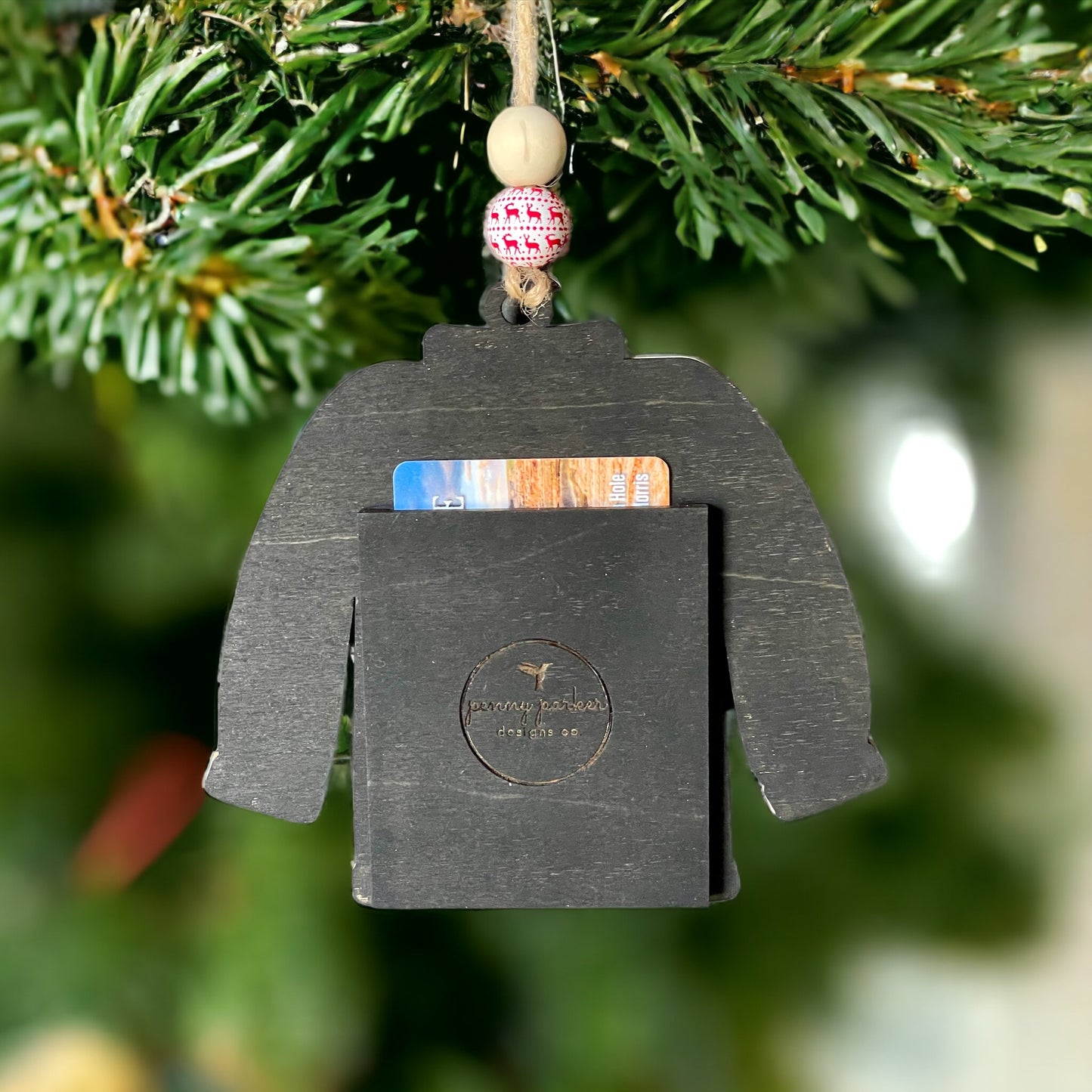 Christmas Gift Card Holder and Ornament - Ugly Sweater Collection