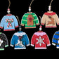 Christmas Gift Card Holder and Ornament - Ugly Sweater Collection